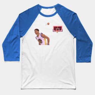 Steph Curry - Turnaround Shot Baseball T-Shirt